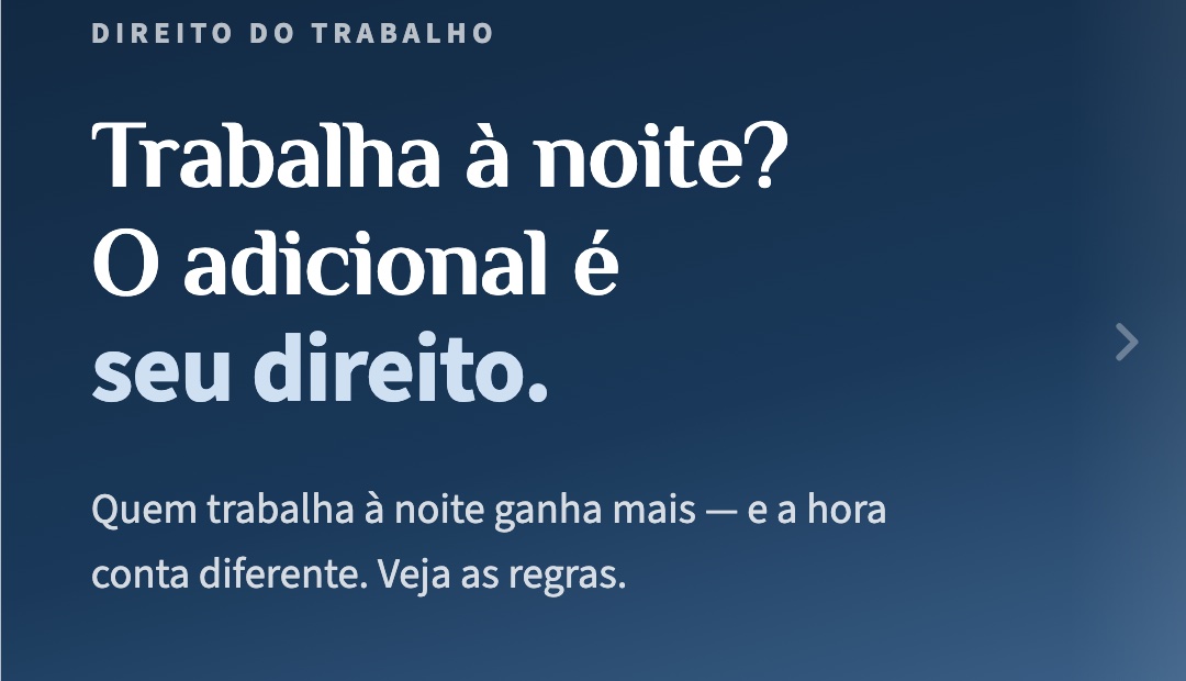 Adicional noturno: regras e cálculo