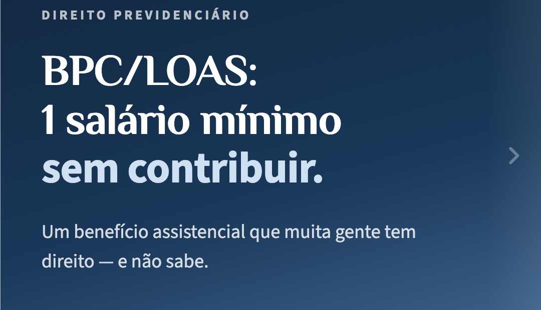 BPC/LOAS: um salário mínimo sem contribuir