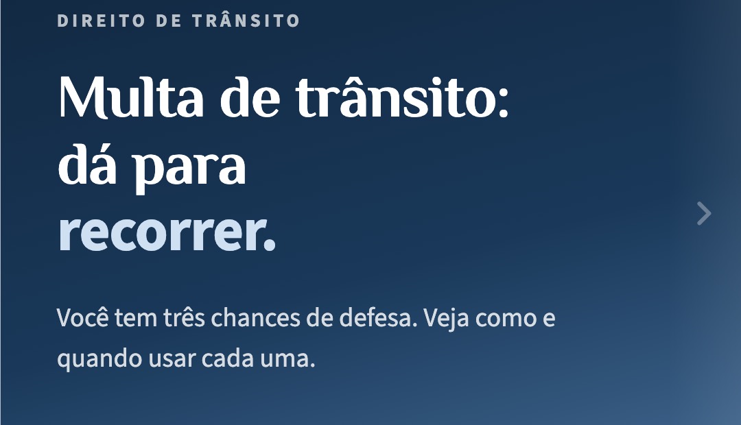 Como recorrer de uma multa de trânsito