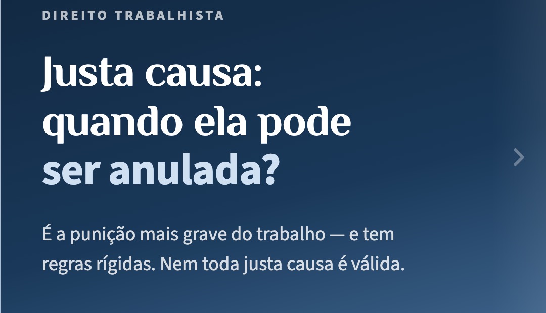 Demissão por justa causa: quando ela pode ser anulada