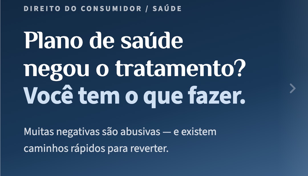 Plano de saúde negou tratamento: o que fazer