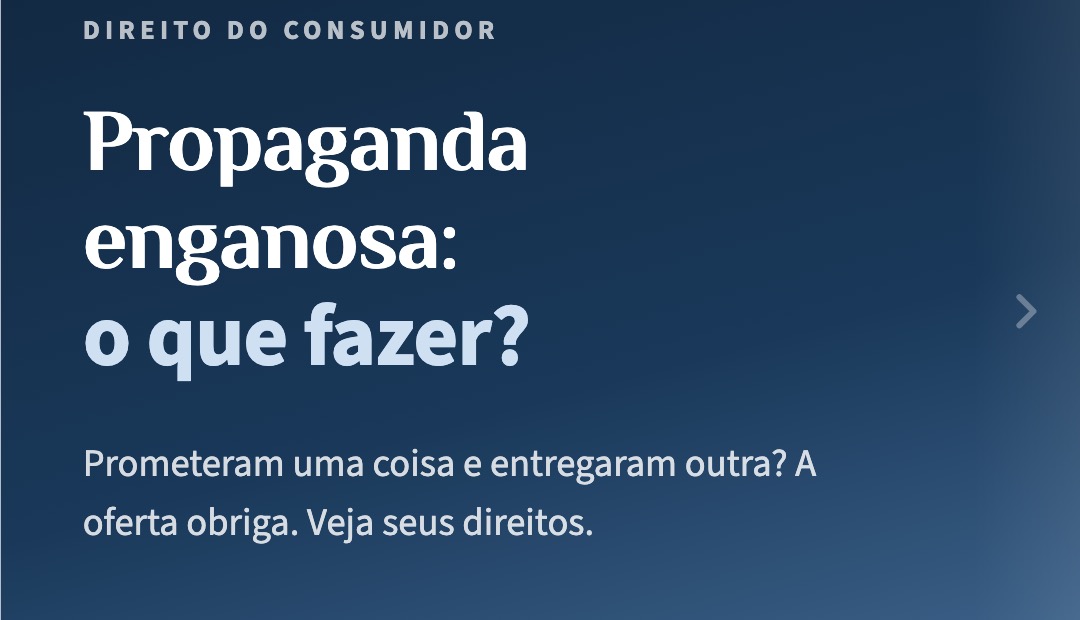 Propaganda enganosa: o que fazer e seus direitos
