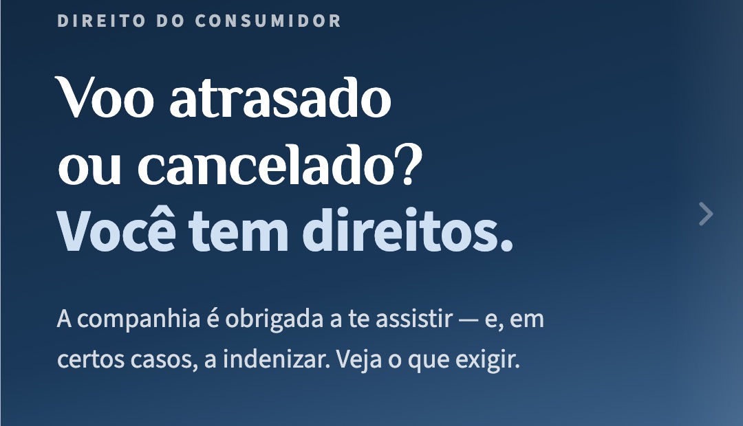 Voo atrasado ou cancelado: os direitos do passageiro